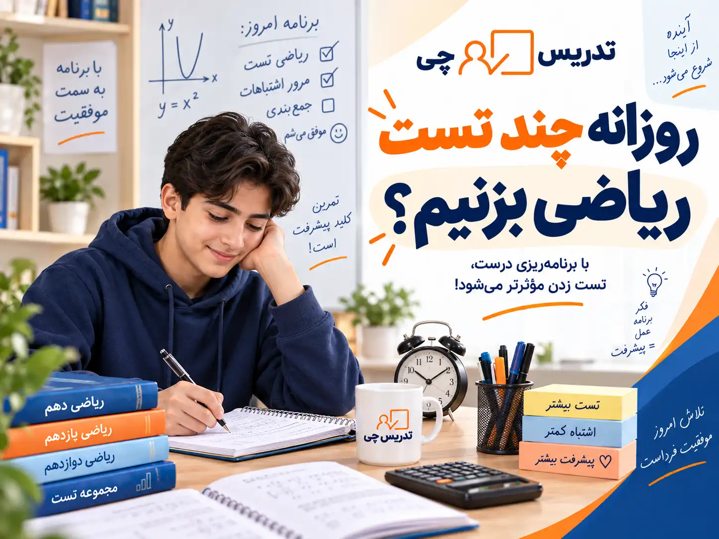 روزانه چند تست ریاضی بزنیم